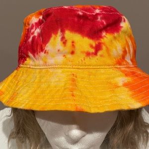 3 for $15 Tie dye sunburst bucket hat